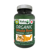 Naka Organic Whole Root Turmeric 120 ct