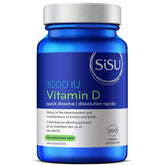 Sisu Vitamin D 1000 IU - 200 Tablets - Nature's Source Inc