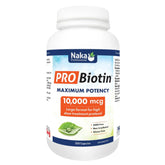 Naka Pro Biotin 10, 000 mcg 300 caps - Nature's Source Inc