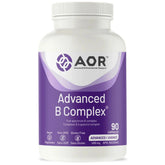 AOR Advanced B Complex 602mg, 90 Vegan Capsules - Nature's Source Inc