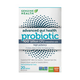 Genuine Health Advanced Probiotic High Potency - 20 Vegan Capsules - Nature's Source Inc