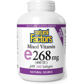 Natural Factors Vitamin E 400IU 240sg