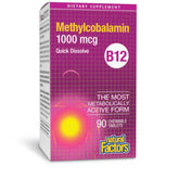 Natural Factors B12 Methylcobalamin 1000 mcg 90ct
