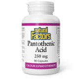 Natural Factors Pantothenic Acid 250 mg 90c