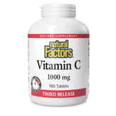Natural Factors Vitamin C 1000mg Time Release 180t - Nature's Source Inc