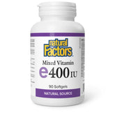 Natural Factors Mixed Vitamin E 400 IU 90sg