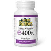 Natural Factors Mixed Vitamin E 400 IU 180sg