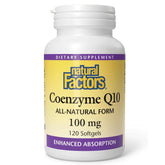 Natural Factors Coenzyme Q10 100 mg 120sg - Nature's Source Inc