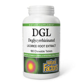 Natural Factors DGL 400 mg 180c - Nature's Source Inc