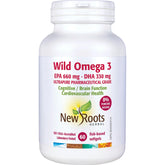 New Roots Wild Omega 3 EPA 660mg DHA 330mg 60 Softgels