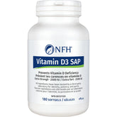 NFH Vitamin D3 SAP 180 Capsules
