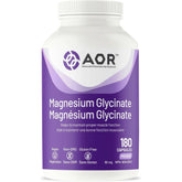 AOR Magnesium Glycinate 180 Vegan Capsules - Nature's Source Inc