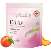 Glow Body EAAs Amino Fuzzy Peach 450g - Nature's Source Inc