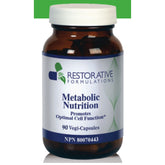 Restorative Formulations Metabolic Nutrition 90 Vegi-Capsules - Nature's Source Inc