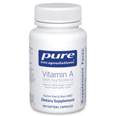 Pure Encapsulations Vitamin A 3,000 mcg (10,000 IU) - 120 Softgels
