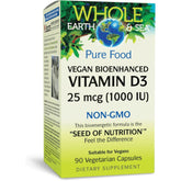 Natural Factors Vegan Vitamin D3 1000 IU - 90 Veggie Capsules