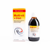 Bio Lorenco Multi - Vitamin + Iron Liquid 250 ml - Nature's Source Inc
