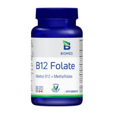 Biomed B12 Folate Methyl B12 + Methylfolate 60 Lozenges - Nature's Source Inc