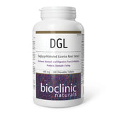 Bioclinic Naturals DGL Deglycyrrhizinated Licorice Root Extract 400mg 180 Chewable Tablets - Nature's Source Inc