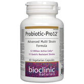 BioClinic Naturals Probiotic Pro12, 60 Vegan Capsules - Nature's Source Inc