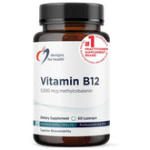 Designs for Health Vitamin B12 60 Lozenges - Nature's Source Inc