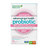 Genuine Health Advanced Gut Health Probiotic Women 50 Billion CFU 30 VCaps