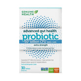 Genuine Health Advanced Gut Health Probioticc 50 billion CFU (30 VeganCaps) - Nature's Source Inc