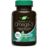 NutraVege Plant Based Omega 3 Liquid Gels (Fresh Mint) 30 Softgels