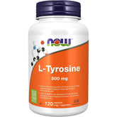 Now L-Tyrosine 500mg - 120 Capsules