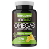 AquaOmega Plant-Based High DHA Omega-3, 120 Softgels