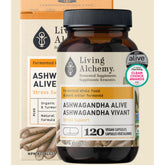 Living Alchemy Ashwagandha Alive 120 Vegan Capsules