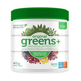 Genuine Health Greens + Unsweetened Natural 208g - Nature's Source Inc