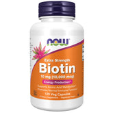 NOW Biotin 10000mcg 120 Veg Capsules
