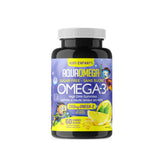 AquaOmega Kids Omega 3 High DHA Lemon 60 Gummies - Nature's Source Inc