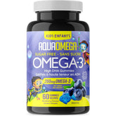 Aquaomega Omega 3 High DHA Kids Blueberry 60 Gummies