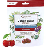 Quantum Organic Cough Relief Bing Cherry Lozenges