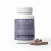 Heal + Co. Elderberry Complex 120 Vegetarian Capsules
