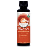Nutiva Organic C8 MCT Oil, Pure Keto Brain Fuel, 355ml