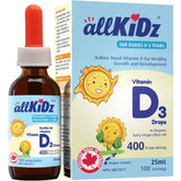 Allkidz Naturals Vitamin D3 25ml