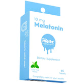 Nutrameltz Melatonin Max 10mg 60 Tablets - Nature's Source Inc