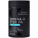 Sports Research Omega 3 Fish Oil Mini Gels 90 Softgels - Nature's Source Inc