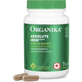 Organika Absolute Iron 25mg 120 Vegan Capsules