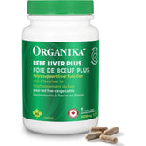 Organika Beef Liver Plus 500mg 90 Capsules