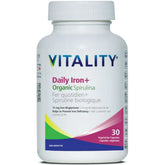 Vitality Daily Iron+Organic Spirulina 30 Capsules