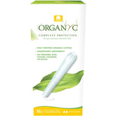 Organyc 100% Organic Cotton Tampons with Applicator (Regular Flow) - 16 Pieces