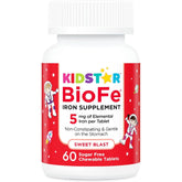 KidStar BioFe Pure Iron Chewable Sweet Blast 60t