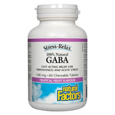 Natural Factors GABA Stress-Relax 100mg Tropical Fruit 60 Chewable Tablets