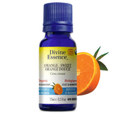 Divine Essence Organic Sweet Orange Essential Oil - 15ml