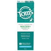 Tom's Of Maine Whiten+ Coconut Oil Fluroide Free Gentle Mint 85ml
