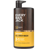 Every Man Jack 3-in-1 All Over Wash Sandalwood 852ml - Nature's Source Inc